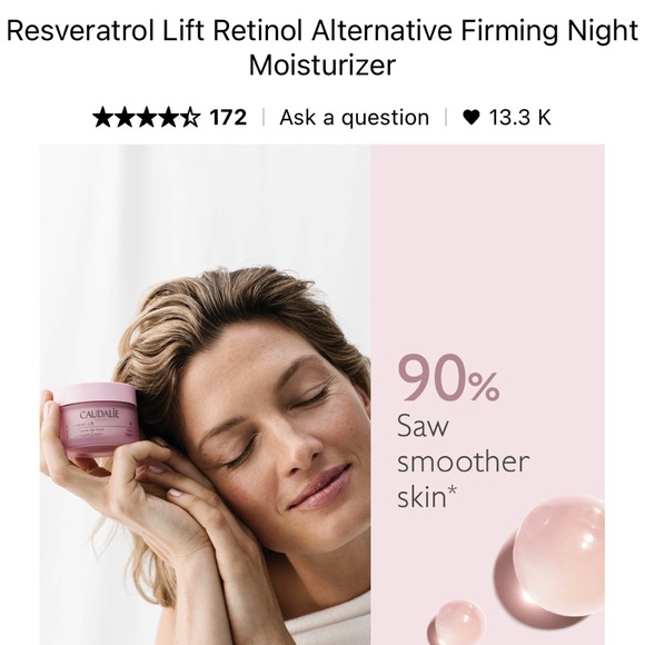 SOLD   Firming Night Moisture Cream by Caudalie, 50ml - Picture 2 of 4